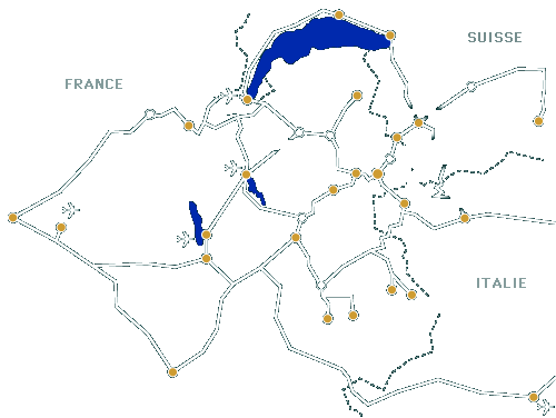 carte des destinations